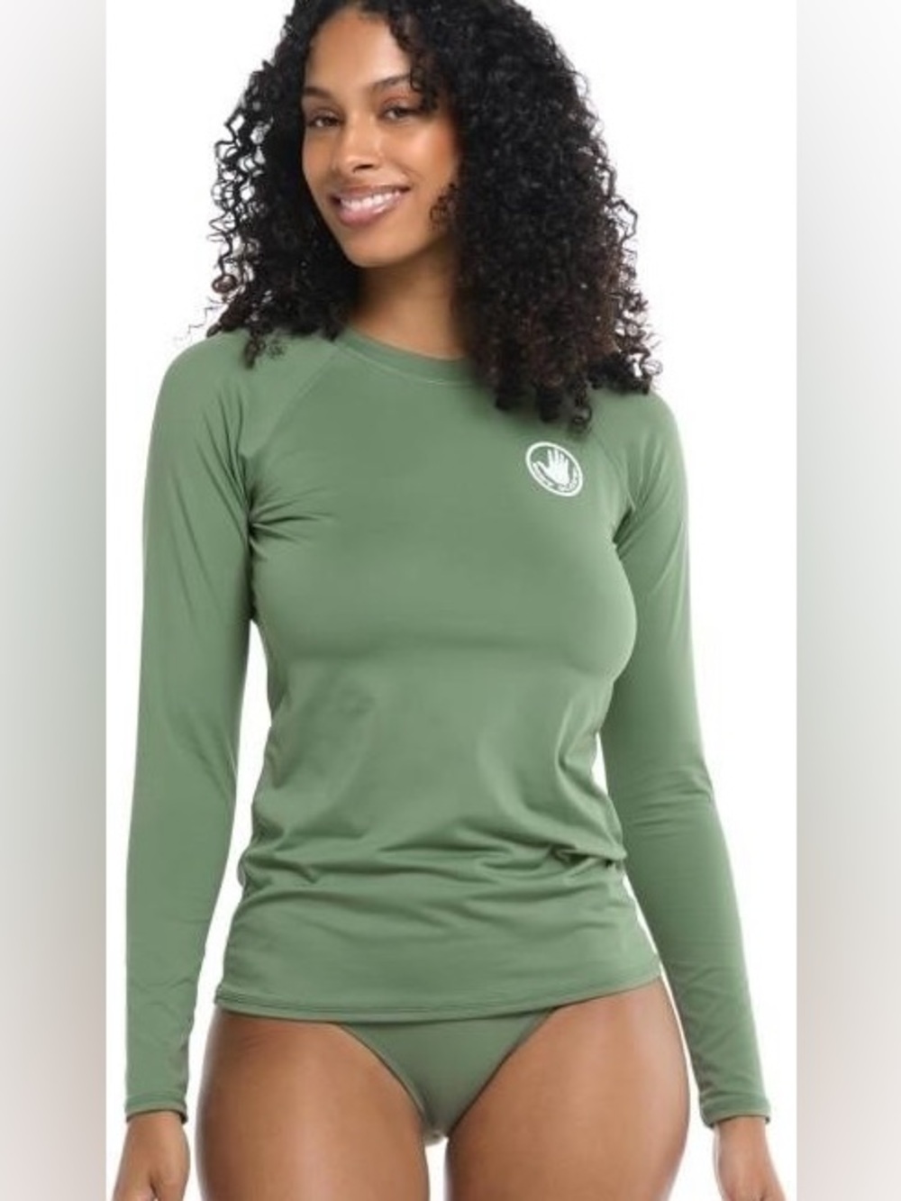 Body glove womans spf 50 rashguard in cactus xl